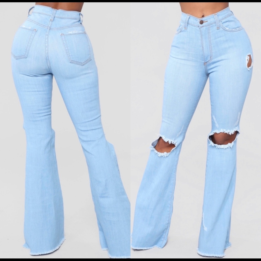 Flare leg jeans